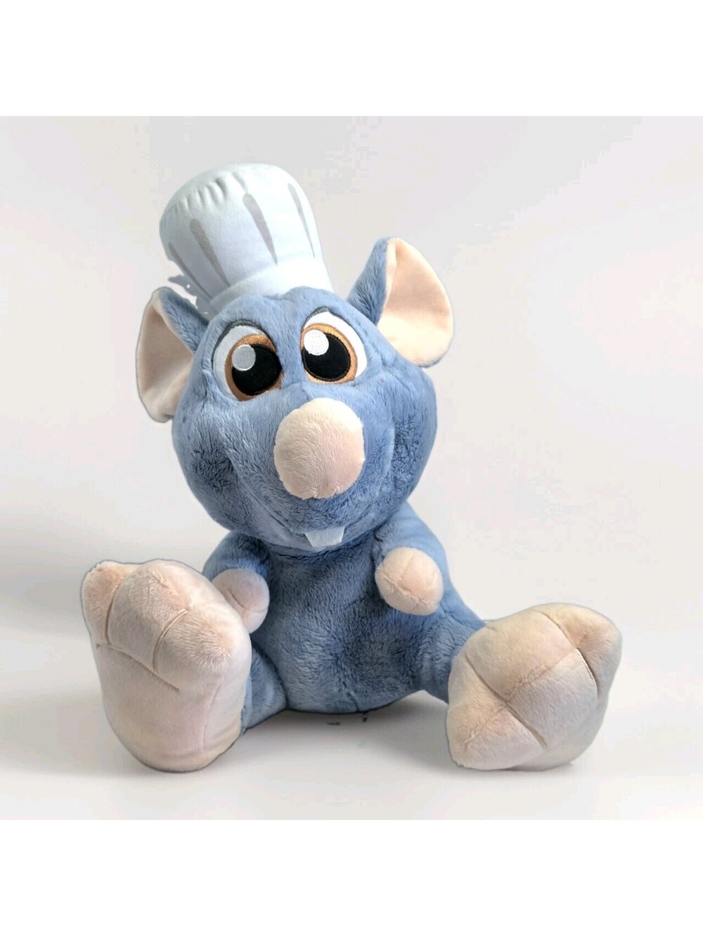 Disney Parks 2022 Chef Remy Ratatouille Big Feet 12" Plush Stuffed Toy EUC